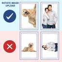 Coussin photo personnalisé en forme de chat - Cadeau pour les amoureux des chats, mamans et papas chats - Coussin personnalisé en forme de chat