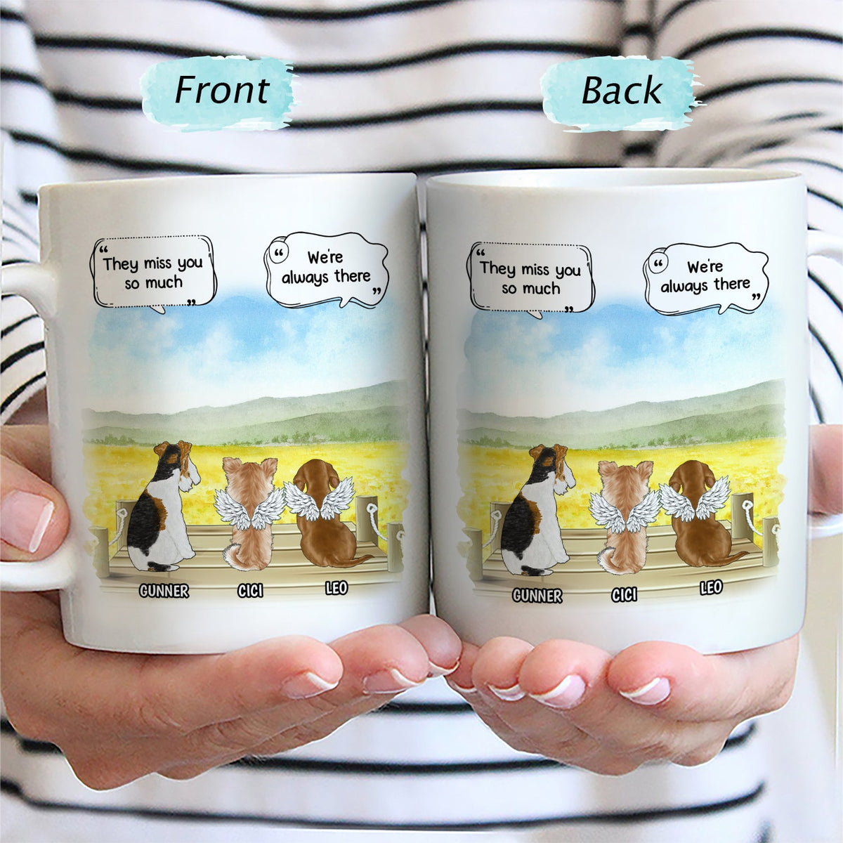 Memorial They Still Talk About You - Memorial Gift For Pet Lovers - Personalized Mug