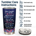 Braver Than You Believe - Gift For Daughter - Personalized Tumbler