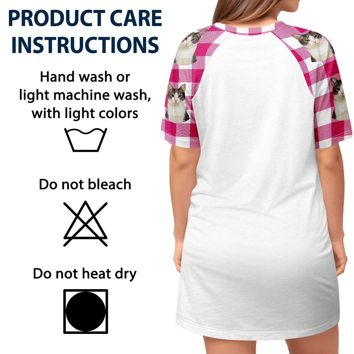 Custom Photo Best Mom Ever - Gift For Pet Lovers - Personalized Women's Sleep Tee