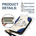 I'm A Cat Person - Gift For Cat Mom, Cat Lovers - Personalized Leather Long Wallet