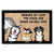 Pet Lovers Beware Of Cats Dogs Are Shady - Gift For Pet Lovers - Personalized Doormat