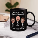 Custom Photo Thanks For Not Swallowing - Funny Gift For Mother - Personalized Mug