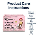 Knitting Is My Game - Gift For Mother - Personalized Storage Box