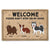 Please Don't Step On My Dogs - Gift For Dog Lovers - Personalized Doormat
