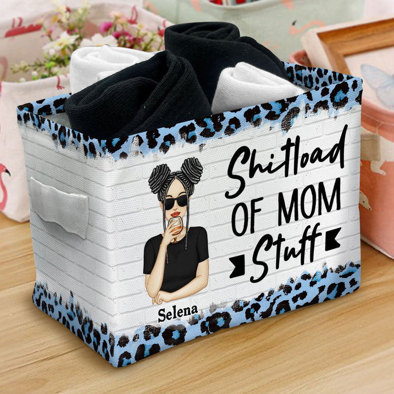 Mom Stuff - Gift For Mother - Personalized Storage Box