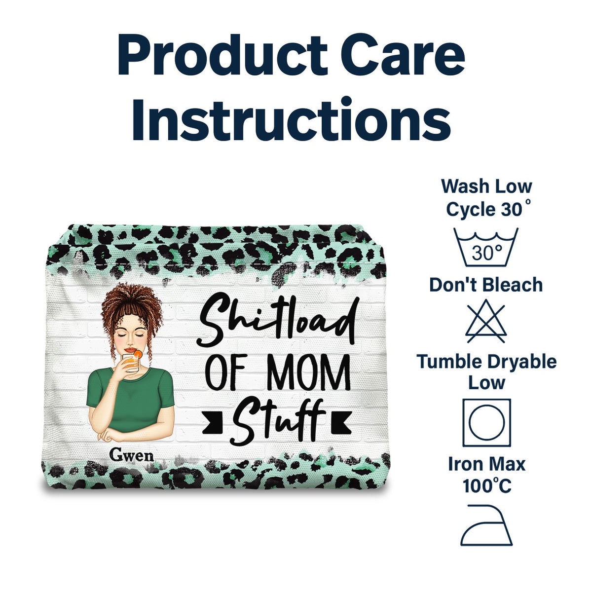 Mom Stuff - Gift For Mother - Personalized Storage Box