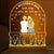 A Mother's Hug - Gift For Daughter & Son - Personalized 3D Led Light Wooden Base