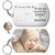 Calendar Custom Photo The Day You Became My Mommy - Gift For Mother, Father - Personalized Aluminum Keychain