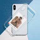 Coque de téléphone transparente personnalisée avec photo de couple et famille – Cadeau pour couple, famille et vous-même –