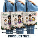 Nothing In This Bag - Gift For Mother - Personalized Zippered Canvas Bag