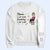 Crocheting Is My Game - Gift For Grandma And Mother - Personalized Sweatshirt With Sleeve Imprint