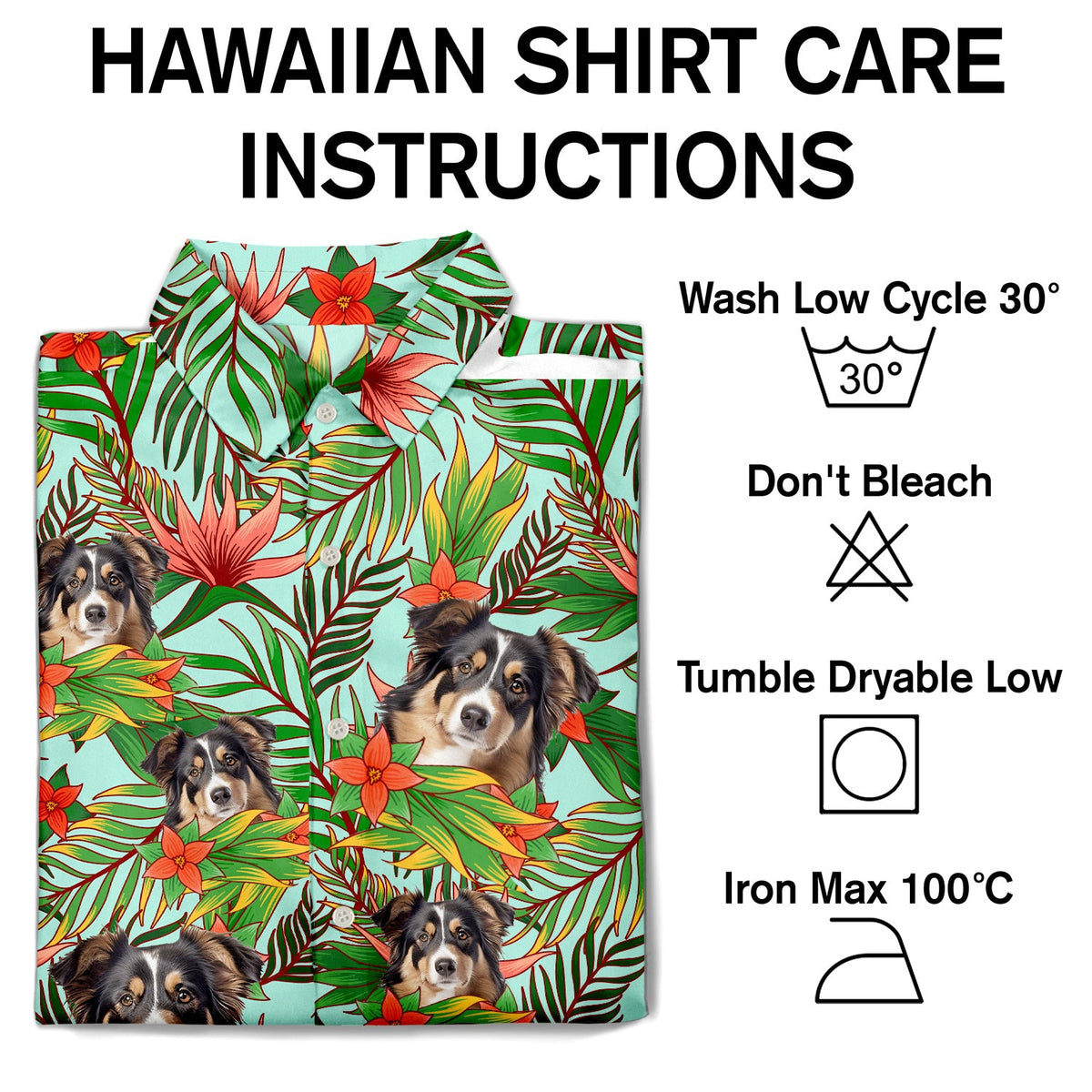 Custom Photo Family Pet Face - Gift For Yourself, Family, Hawaii Vibe - Personalized Hawaiian Shirt
