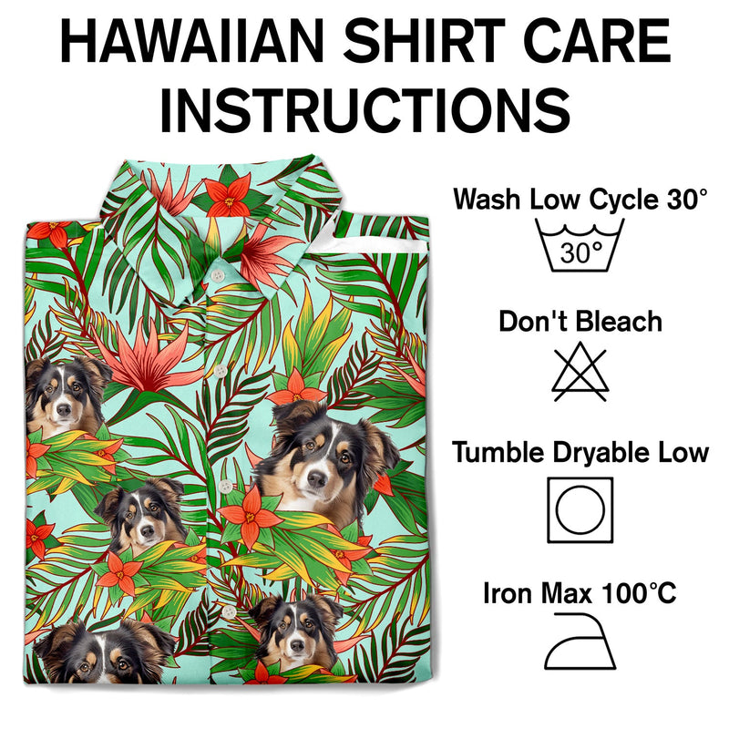 Custom Photo Family Pet Face - Gift For Yourself, Family, Hawaii Vibe - Personalized Hawaiian Shirt