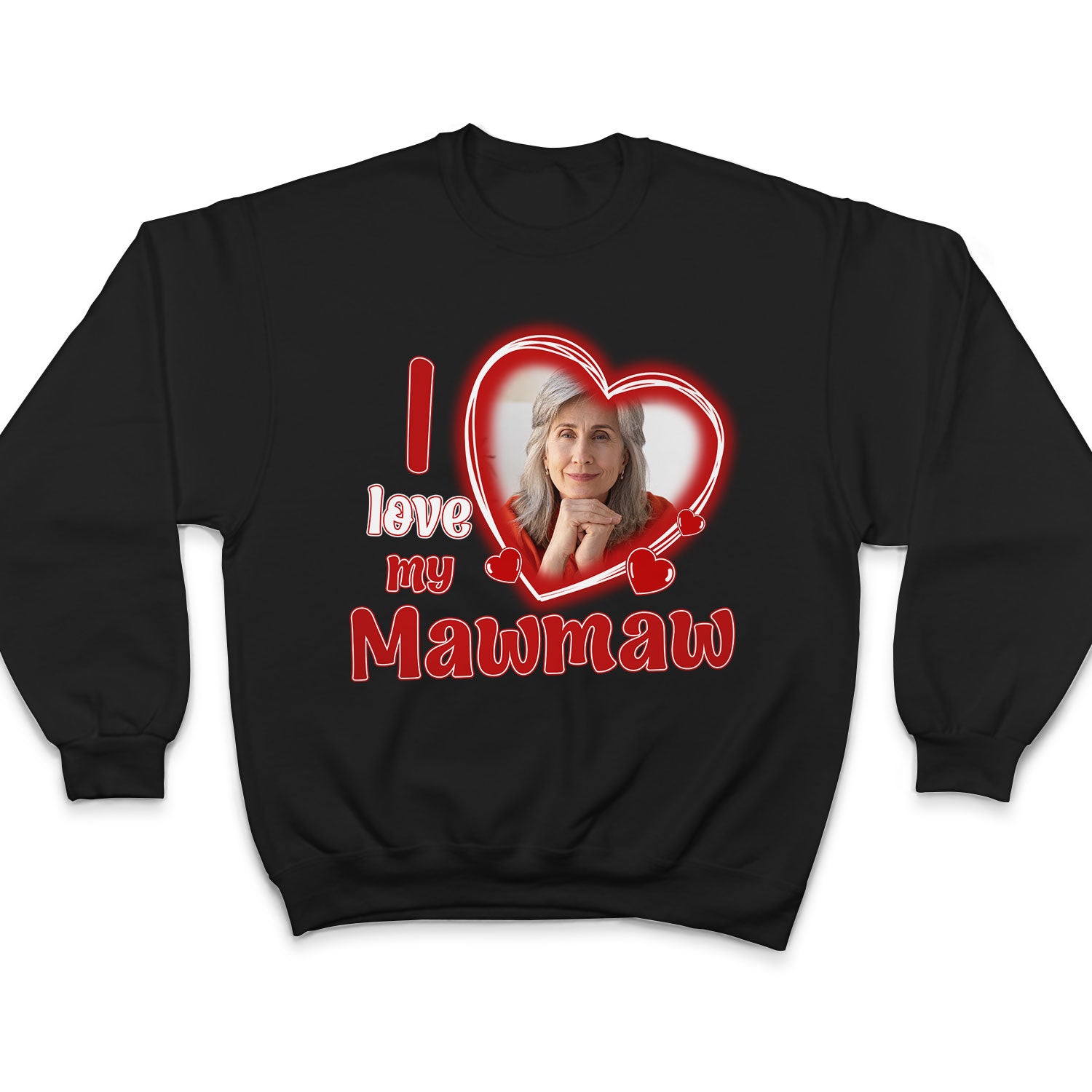 Custom Photo I Love My Mom Gift For Mother Personalized T