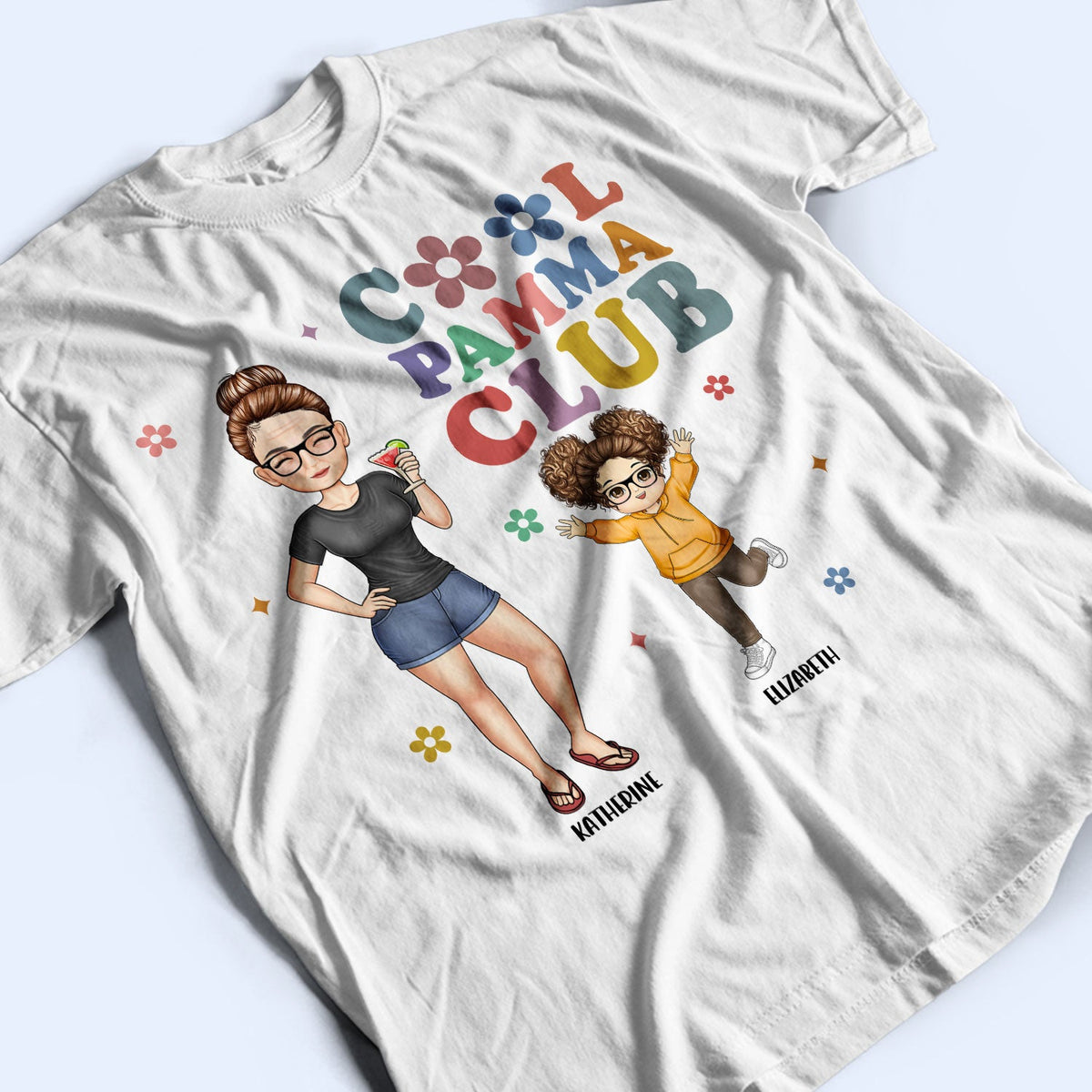 Cool Grandma Club - Gift For Grandma - Personalized T Shirt