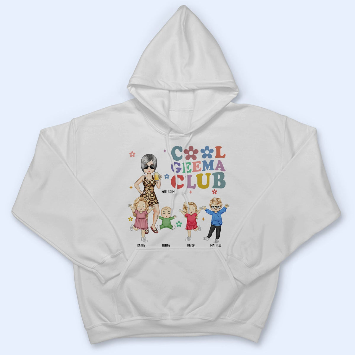 Cool Grandma Club - Gift For Grandma - Personalized T Shirt