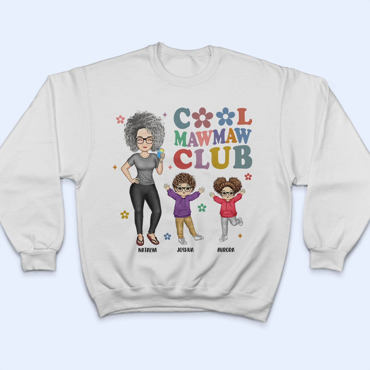 Cool Grandma Club - Gift For Grandma - Personalized T Shirt