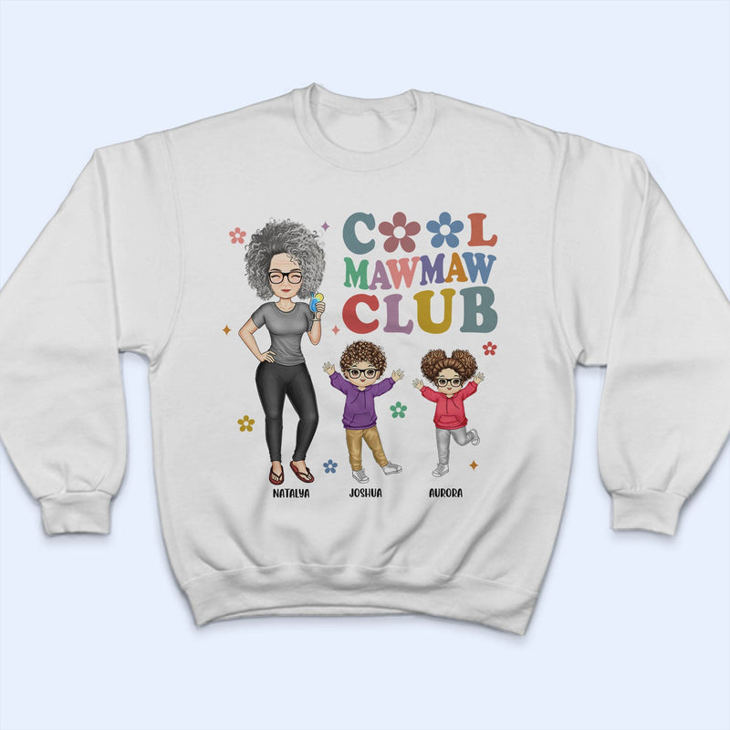 Cool Grandma Club - Gift For Grandma - Personalized T Shirt