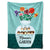 Flower Vase Garden - Gift For Grandma And Mother - Personalized Fleece Blanket, Sherpa Blanket