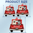 Drive Safe No One Else Will Tolerate Us - Gift For Pet Lovers - Personalized Acrylic Car Hanger