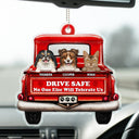 Drive Safe No One Else Will Tolerate Us - Gift For Pet Lovers - Personalized Acrylic Car Hanger