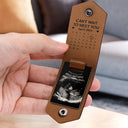 Custom Photo Daddy You Can Carry Me Too - Gift For Father - Personalized Leather Photo Keychain