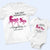 Our First Mother's Day - Gift For Mom And Her Baby - Personalized Combo T Shirt And Baby Onesie