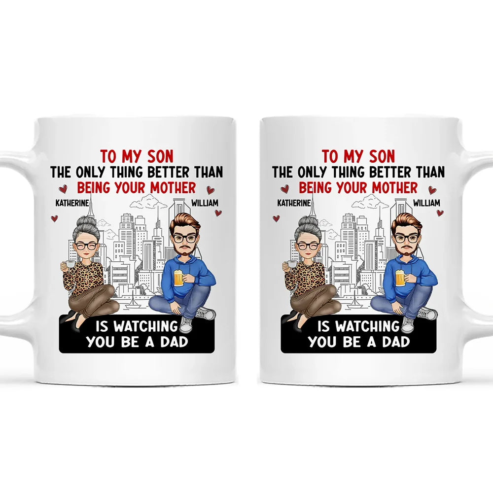 Cartoon Better Than Being Your Mother - Personalized Mug