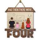 And Then There Were - Personalized Custom Shaped Wood Sign