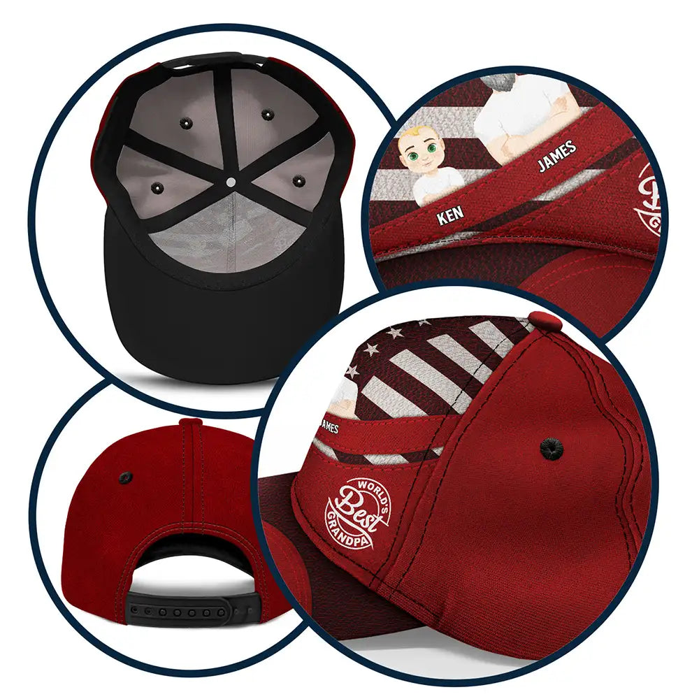 Meilleur papa du monde - Casquette classique personnalisée 