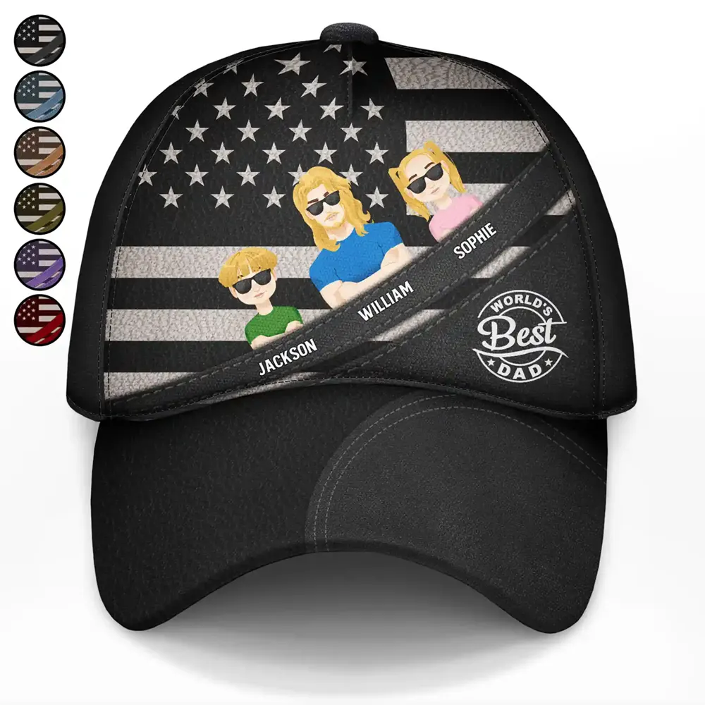 World's Best Dad - Personalized Classic Cap