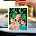 Custom Photo Vintage Daddy Drive Safe - Personalized Photo Air Freshener