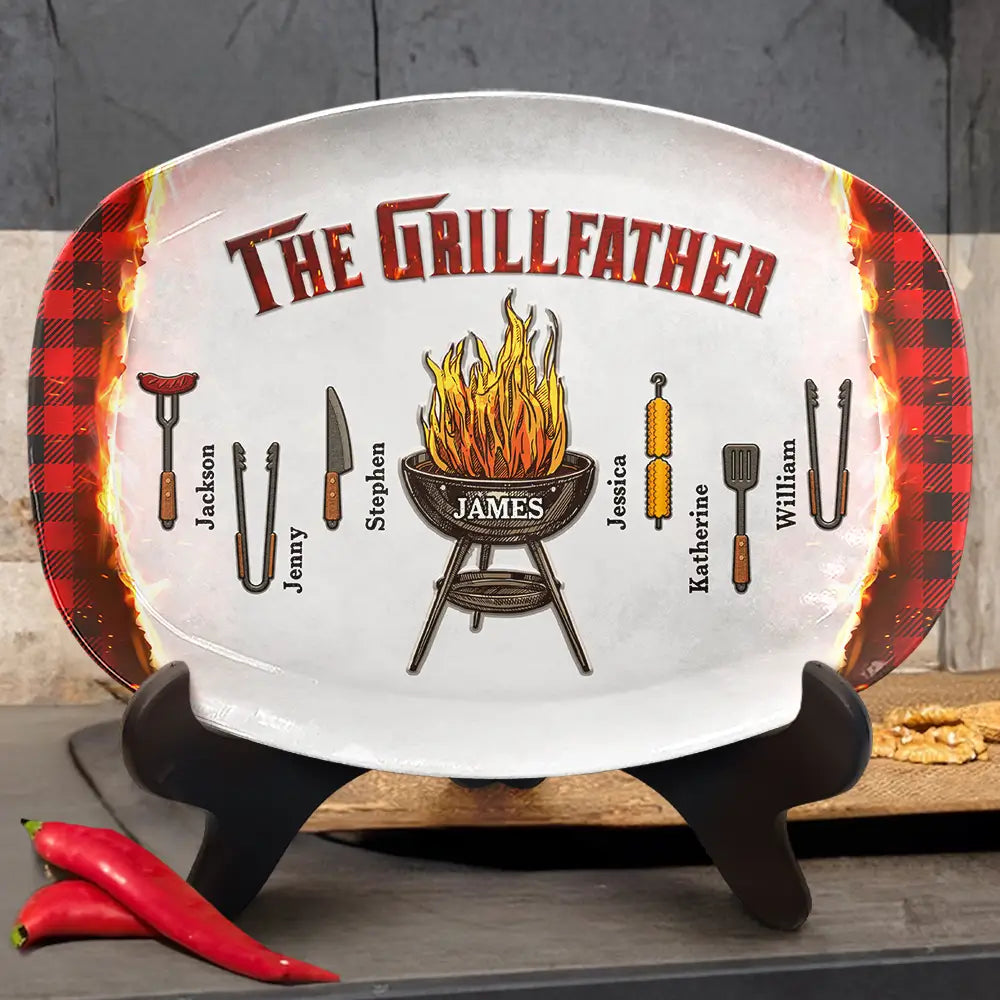 The Grillfather - Personalized Plate