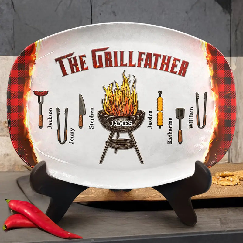 The Grillfather - Personalized Plate