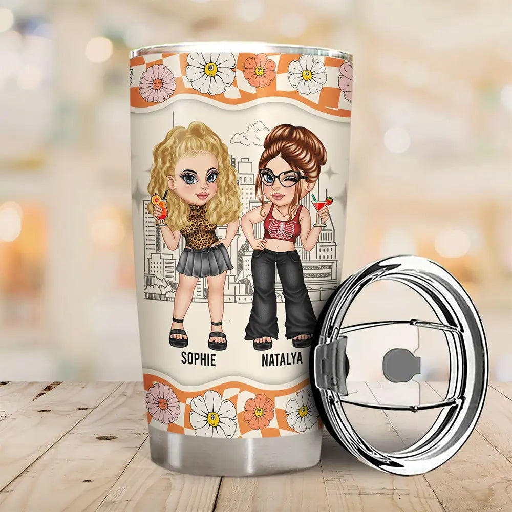 Y2K Bestie I'd Shank For You - Personalized Tumbler