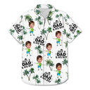 Custom Photo Just A Dad And His Girl - Personalized Hawaiian Shirt