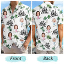 Custom Photo Just A Dad And His Girl - Personalized Hawaiian Shirt