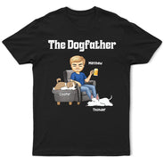 The Dogfather Dogmother - Personalized T Shirt