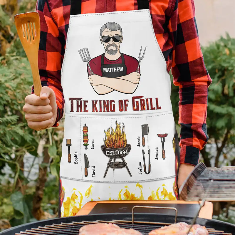 BBQ Grillfather - Personalized Apron