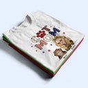 Cat Mom Stars And Stripes - Personalized T Shirt