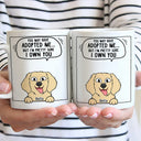 Dogs & Cats We Own You - Personalized Mug