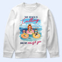 Warning The Girls Are Drinking Again Summer Beach Vibe - Personalized T Shirt