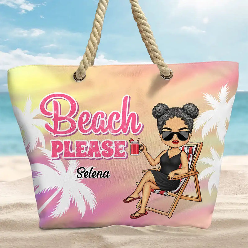 Beach Stuff Summer - Personalized Beach Bag