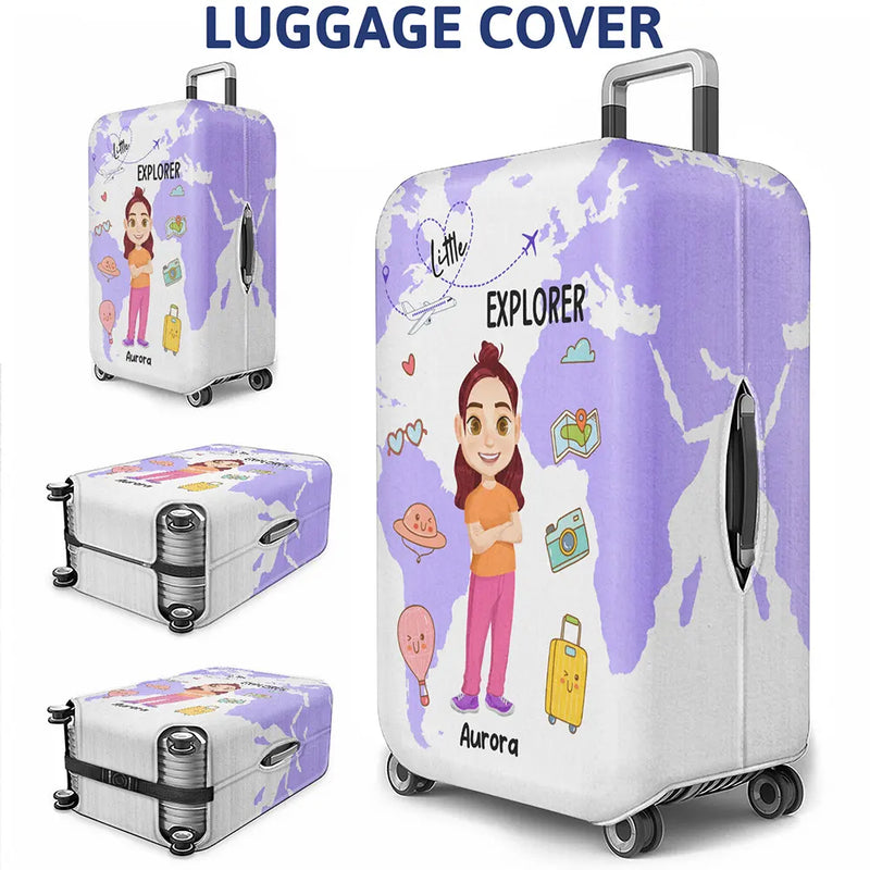 Little Explorer - Personalized Luggage Cover
