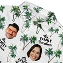 Custom Photo Family Vacation Family Trip - Personalized Hawaiian Shirt