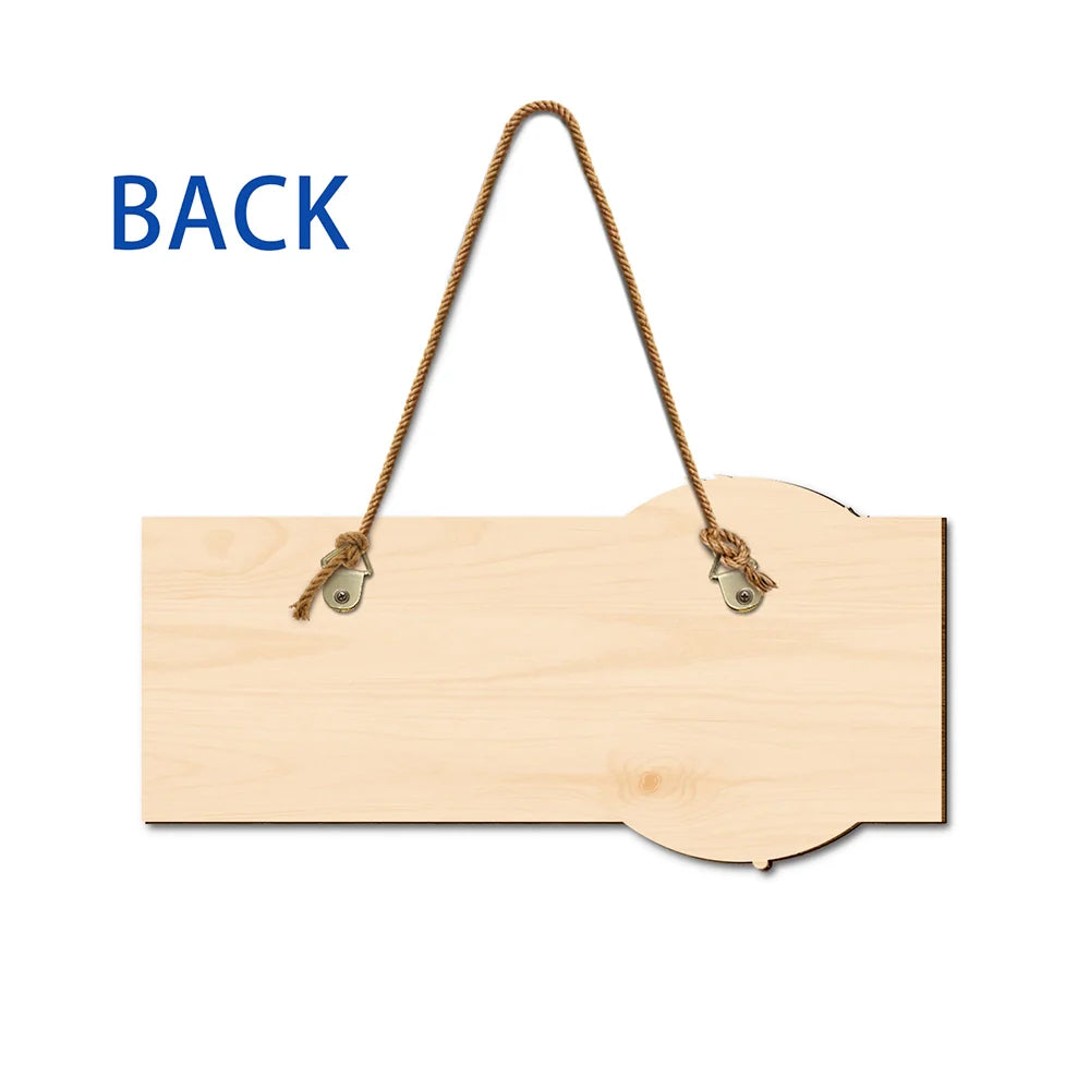 Monogram Wedding Gift Happily Married - Personalized Custom Shaped Wood Sign