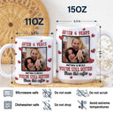 Custom Photo After Years You Still Hotter Than This Coffee - 3D Inflated Effect Printed Mug, Personalized White Edge-to-Edge Mug