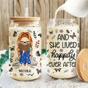 Just One More Chapter - Personalized Clear Glass Can