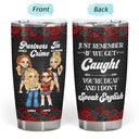 Y2K Bestie Partners In Crime - Personalized Tumbler